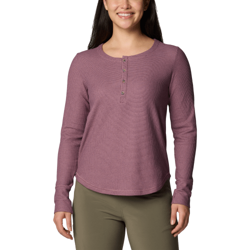 Columbia Blue Point Falls Long-Sleeve Henley for Ladies