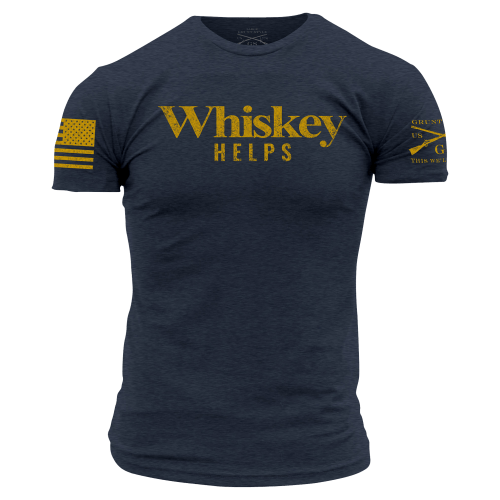 Grunt Style Whiskey Helps Short-Sleeve Shirt for Men