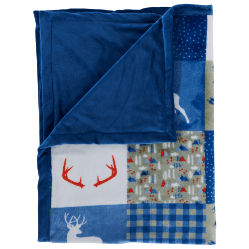 Bass Pro Shops Buck Patchwork Blanket for Babies