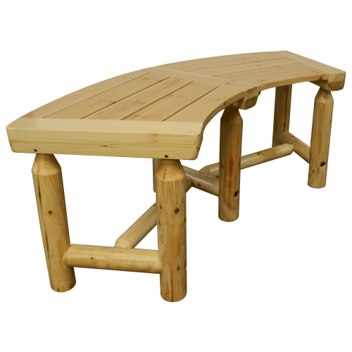 Leigh Country Quakie Curved Bench