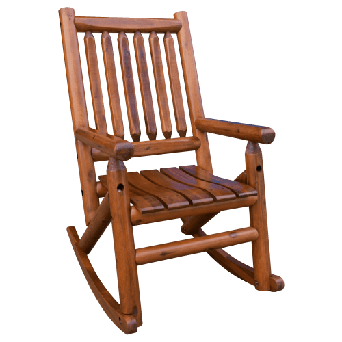 Leigh Country Amber Log Porch Rocker