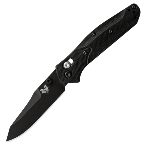 Benchmade Mini Osborne Reverse Tanto Folding Knife with G10 Grip