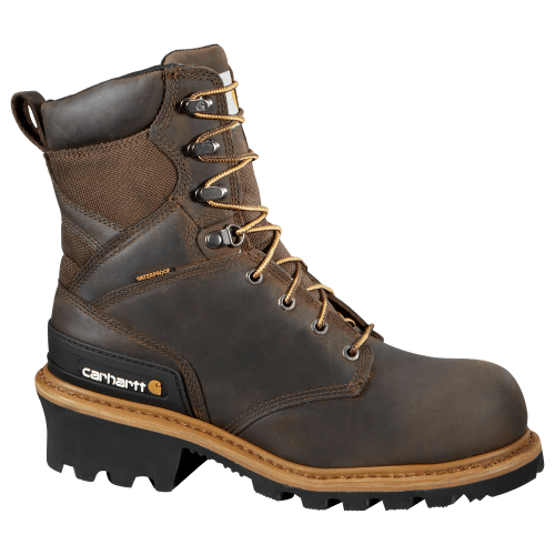 Carhartt Logger Waterproof Composite Toe Work Boots for Men