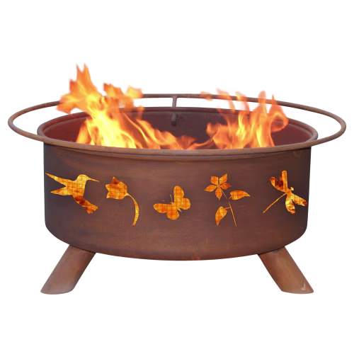 Patina Products Flower and Garden Fire Pit