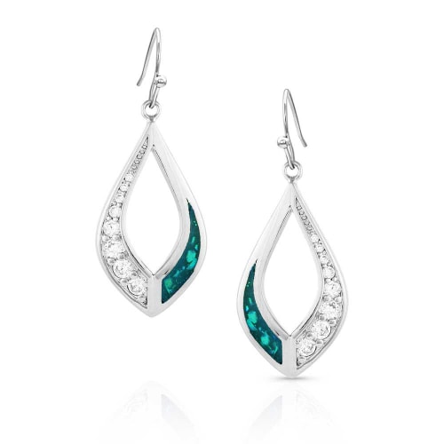 Montana Silversmiths Balanced Perspective Opal Hook Earrings