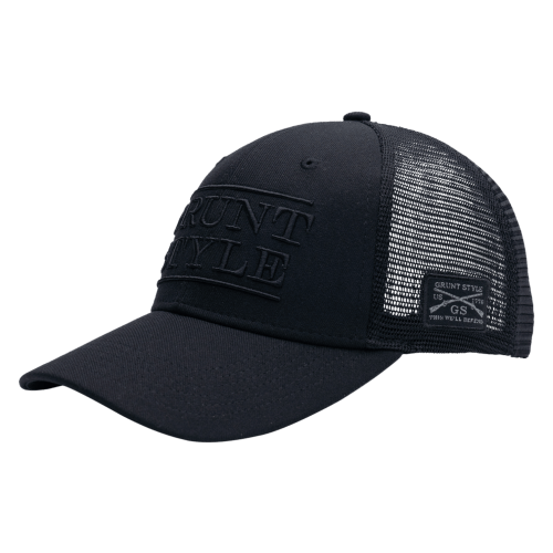 Grunt Style Stacked Logo Cap