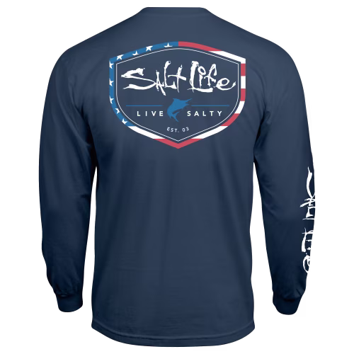 Salt Life Amerishield Long-Sleeve T-Shirt for Men