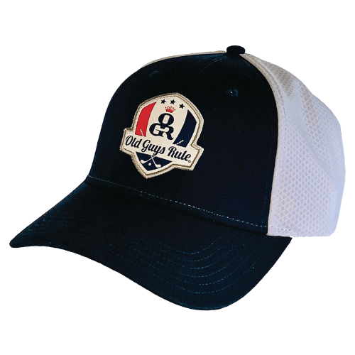 Old Guys Rule Golf Crest Trucker Cap