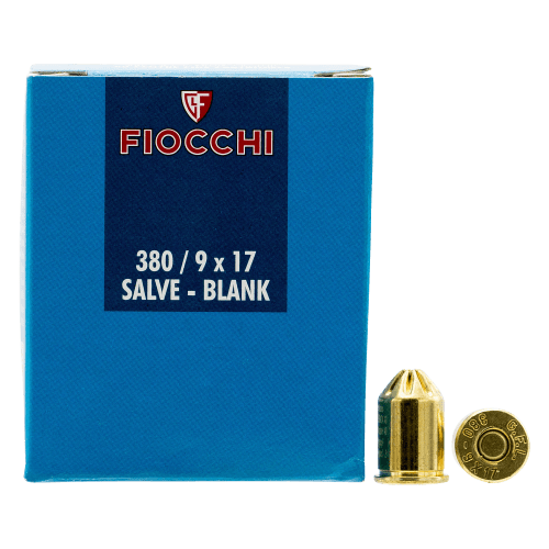 Fiocchi Blanks Popper .380 Rimmed Handgun Ammo