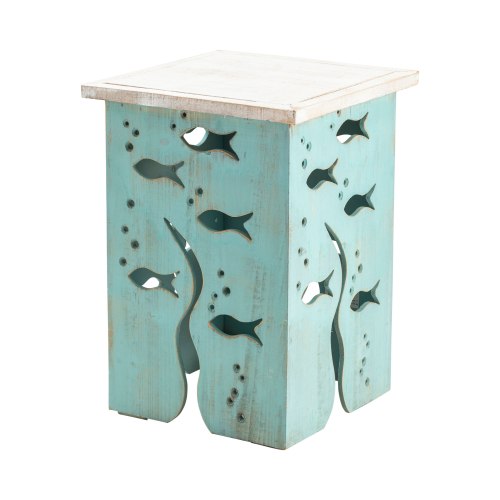 Crestview Collection Aquarium Seafoam Accent Table