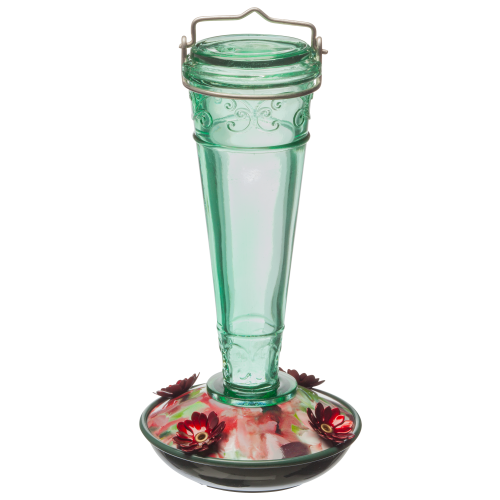 National Audobon Torchiere-Style Glass Hummingbird Feeder