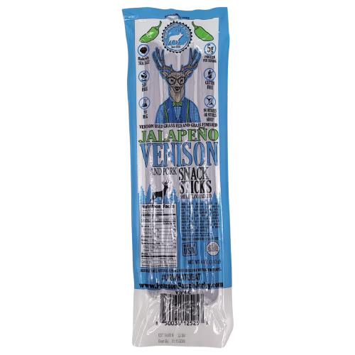 Pearson Ranch Jalapeno Venison Snack Sticks