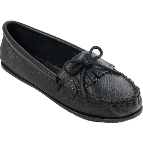Minnetonka Deerskin Kilty Mocs for Ladies
