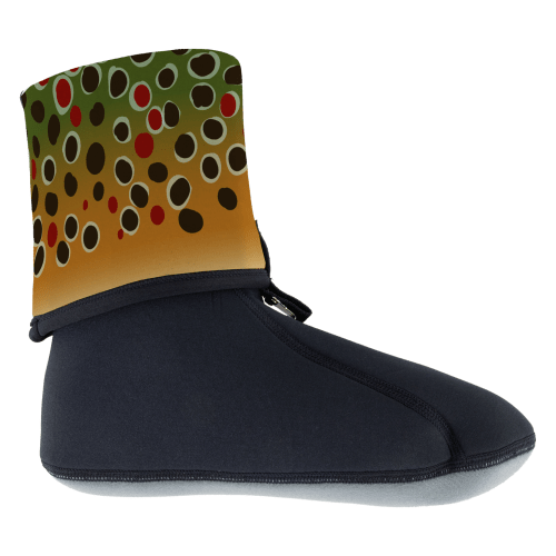 Cheeky Outdoor Neoprene Fish-Pattern Wading Socks for Men
