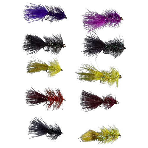 Perfect Hatch Premium 10-Pack Bugger Fly Assortment