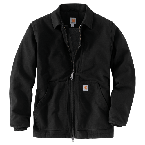 Carhartt Loose-Fit Washed Duck Sherpa-Fleece Lined Coat for Men