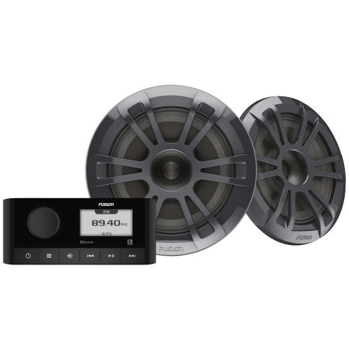 Fusion MS-RA60 Marine Stereo and EL Sports Speaker Kit