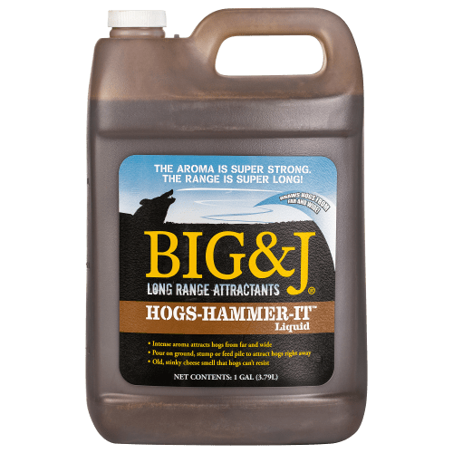Big & J HOGS-HAMMER-IT Liquid Wild Hog Attractant