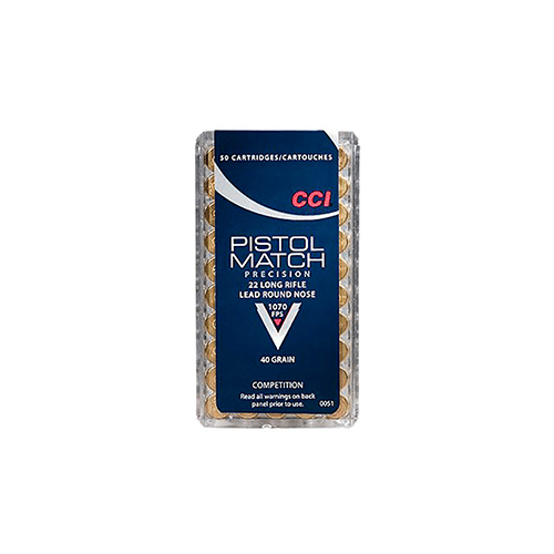 CCI Pistol Match Rimfire Ammo
