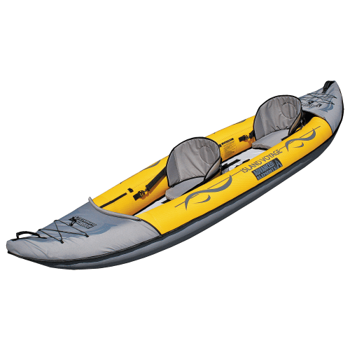 Advanced Elements Island Voyage 2 Inflatable Kayak in Yellow/Gray