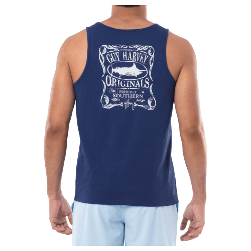 Guy Harvey Proudly Southern Graphic Tank Top for Men