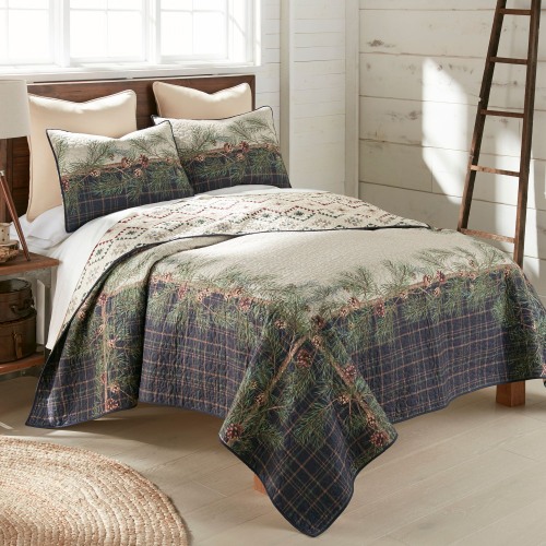 Donna Sharp Pine Boughs Bedding Collection Quilt Set