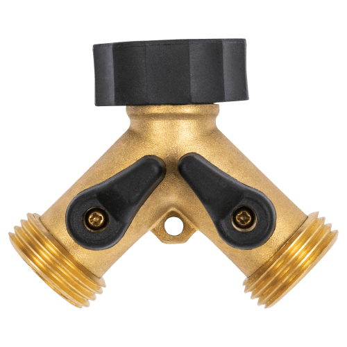 Gilmour Pro Brass Dual Shut-Off Valve