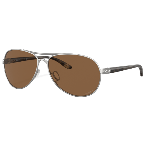 Oakley Feedback OO4079 Prizm Bronze Mirror Sunglasses for Ladies