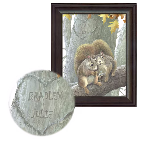 Scott Kennedy Couple of Nuts Personalized Framed Art