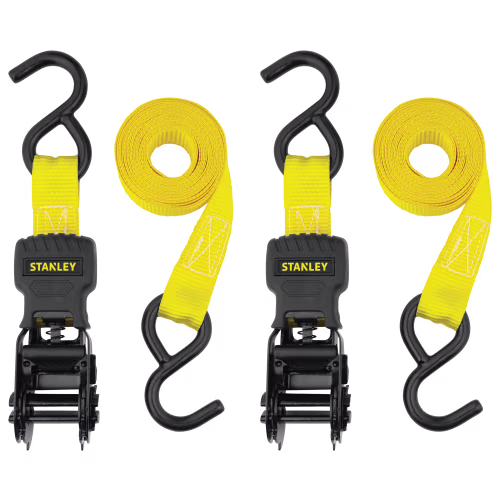 Stanley Ratchet Strap Tie-Down Kit 2-Pack