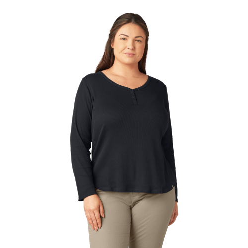 Dickies Henley Long-Sleeve Shirt for Ladies