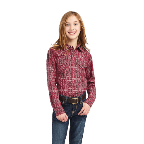 Ariat R.E.A.L. Alma Snap Long-Sleeve Shirt for Girls