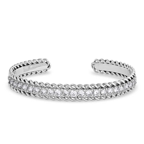 Montana Silversmiths Crystal Roads Cuff Bracelet