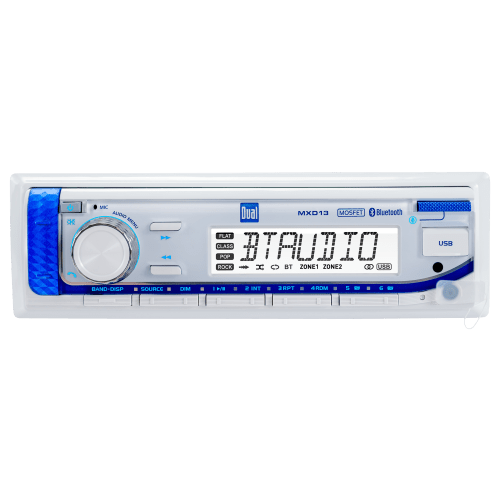 Dual Marine Digital Media Receiver with Bluetooth