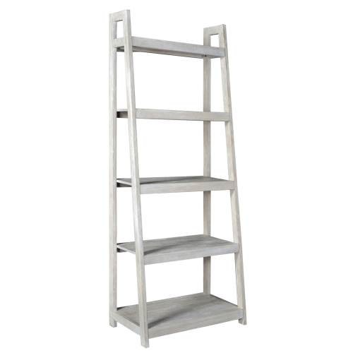 Crestview Collection White-Wash Angled Etagere Shelves
