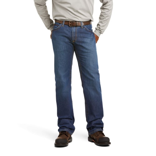 Ariat Flame-Resistant M4 Relaxed Basic Boot-Cut Jeans for Men