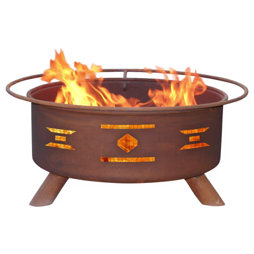 Patina Mosaic Santa Fe Fire Pit
