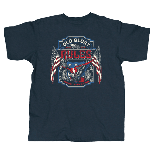 Old Guys Rule Old Glory Short-Sleeve T-Shirt for Men