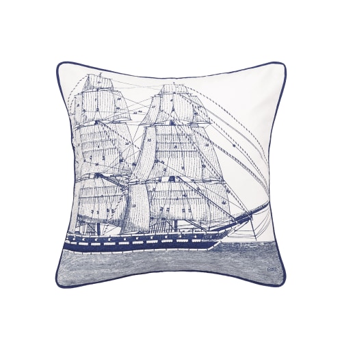 C&F Home Ship With Sails Throw Pillow