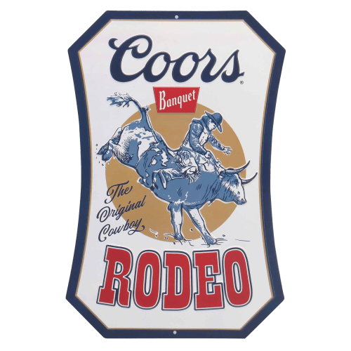 Open Road Brands Molson Coors Rodeo Metal Sign