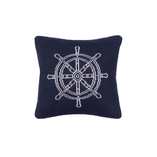 C&F Home Ship Wheel Pillow