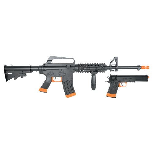 Colt M4-1911 OPS Spring-Powered Rifle and Pistol Airsoft Kit