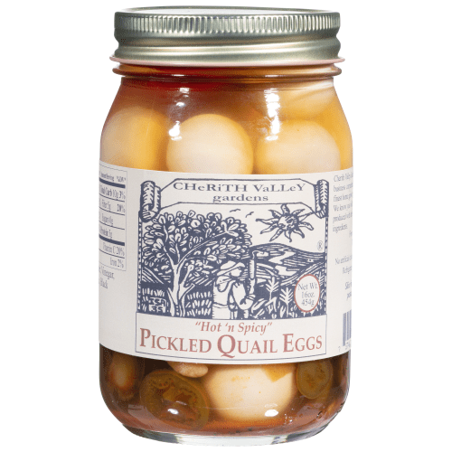 Cherith Valley Gardens Hot 'n Spicy Pickled Quail Eggs