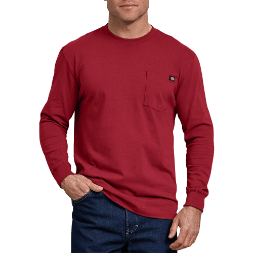 Dickies Heavyweight Long-Sleeve Crew-Neck T-Shirt for Men
