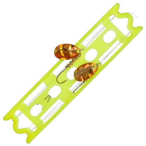 Bass Pro Shops XPS Foil Escent Walleye Spinner 2-Pack