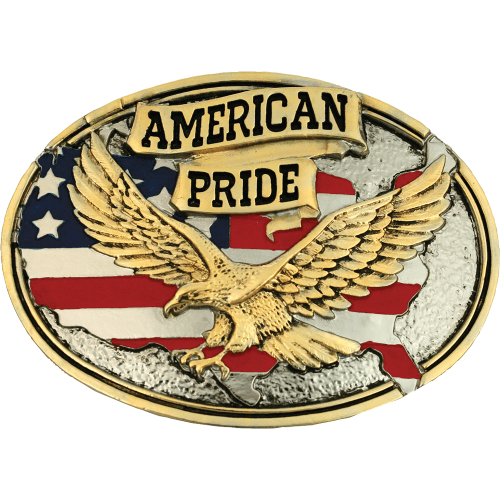 Montana Silversmiths American Pride Belt Buckle