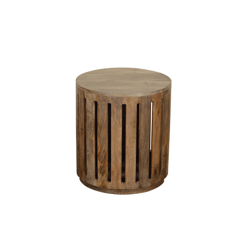 Crestview Collection Round Wooden Side Table