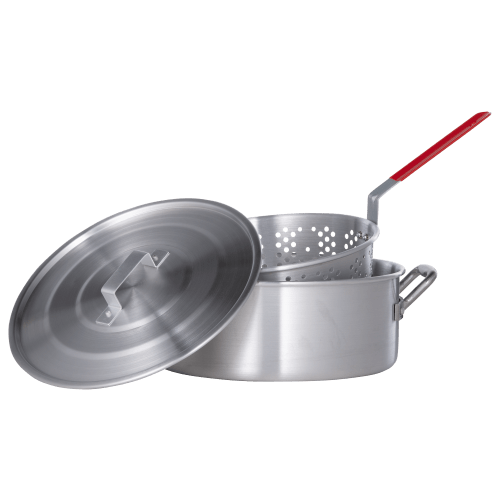 Bass Pro Shops 10.5-Quart Aluminum Pan and Basket