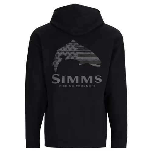 Simms Wooden Flag Trout Long-Sleeve Hoodie for Men