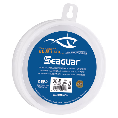 Seaguar Blue Label Fluorocarbon Leaders 25 Yards